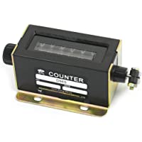 Los mejores  - Sourcingmap a14030500ux0558-0-999999 botén giratorio 6 dígitos reajustable contador conteo manual d94-s